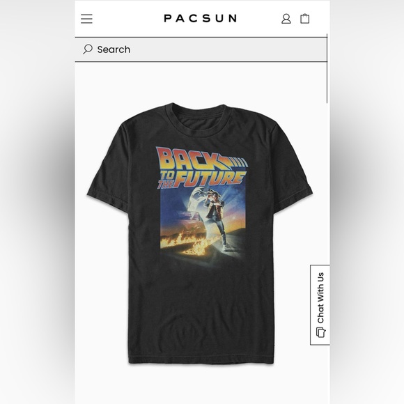 Authentic Back to The Future Retro T-Shirt - Picture 2 of 2